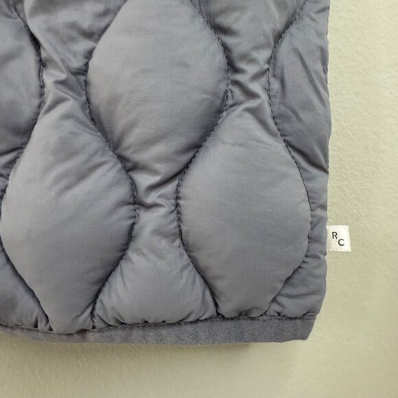 RYLEE & CRU Quilted Down Puffer Vest Boys 4-5 Gray Lightweight Warm Layer Boy - Picture 5 of 9